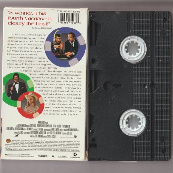Warner Bros. Media National Lampoons Vegas Vacation Vhs Chevy Chase